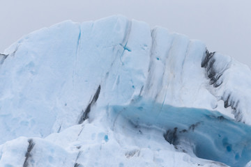 Iceberg lagoon jokulsarlon on the south of Iceland