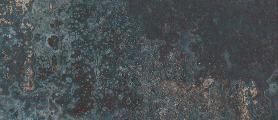 Metallischer, mehrfarbiger Marmortexturhintergrund, rostiger Marmor aus buntem Effekt der Zementtextur, er kann für Innen- und Außendekoration und Keramikfliesen, Tapeten, Wandfliesen verwendet werden. © Stacey Xura