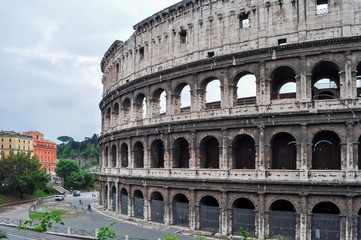 Fototapeta na wymiar Colosseum (Coliseum) in Rome, Italy