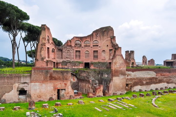Stadium of Domitian ruins in Rome, Italy