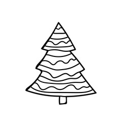 Doodle spruce tree.