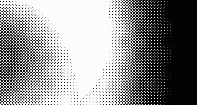 Black and white retro comic pop art background with halftone dots design, vector illustration template Eps 10