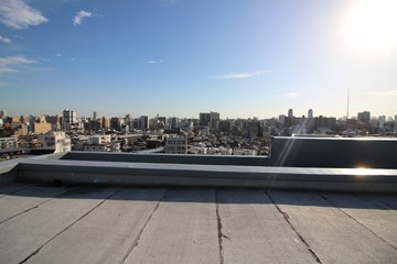 マンションの屋上防水と眺望