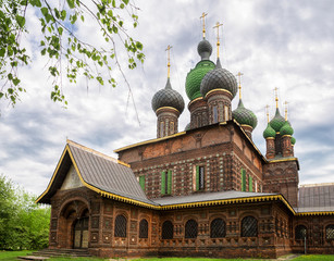Fototapeta na wymiar Church of St. John the Baptist, Yaroslavl