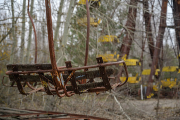 Fototapeta na wymiar Vergnügungspark Tschernobyl Prypjat in der Exclusion Zone
