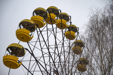 Vergnügungspark Tschernobyl Prypjat in der Exclusion Zone