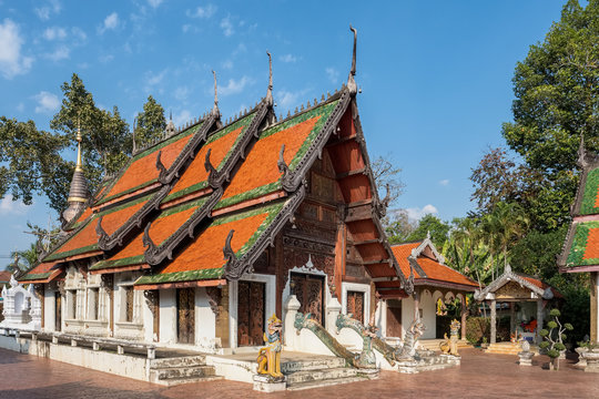 Wat Pratu Pong temple in Lampang, Thailand