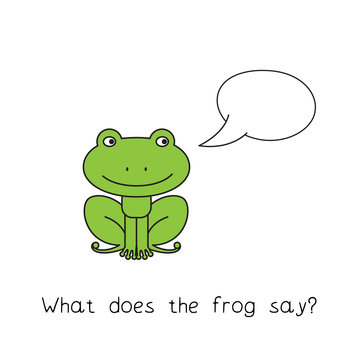 Cartoon Frog Kids Learning Game