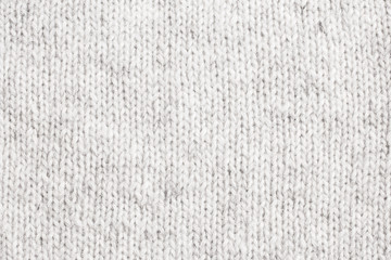 Grey Knitted Wool Background.