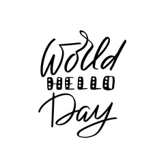Obraz premium Vector calligraphy illustration isolated on white background
