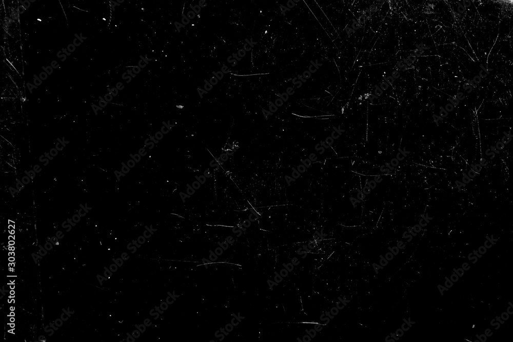 Poster scratches isolated on a black background. template for design