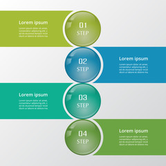 Business Infographics ball concept.