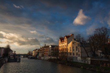 Opole city in Opolskie Voivodeship with old hertiage buildings and wonderful views