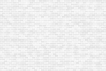 Seamless gray or grey brick wall texture tiled for background. in black and white tone.