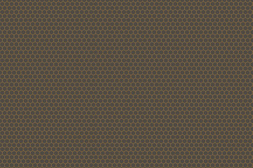 Honeycomb Grid seamless background or Hexagonal cell texture.