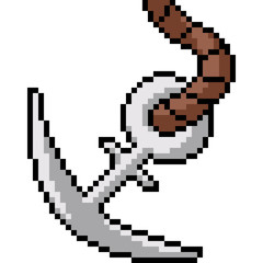 vector pixel art anchor