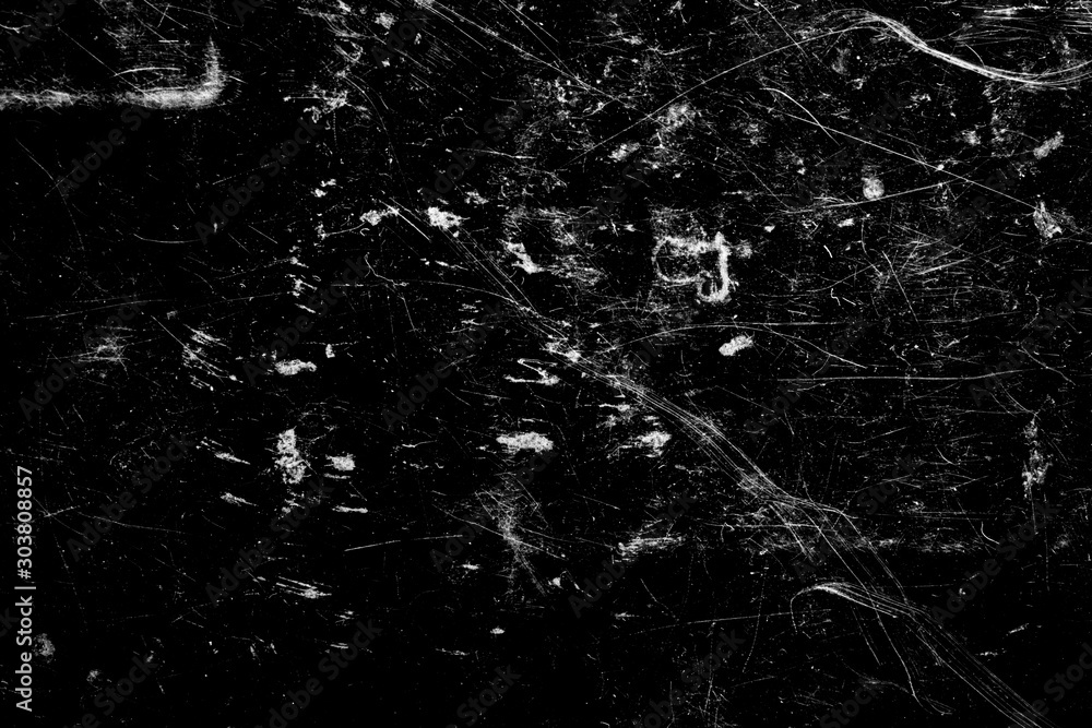 Poster scratches isolated on a black background. template for design