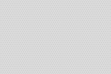 Soft light gray or grey color tone Honeycomb Grid tile seamless background or Hexagonal cell texture.