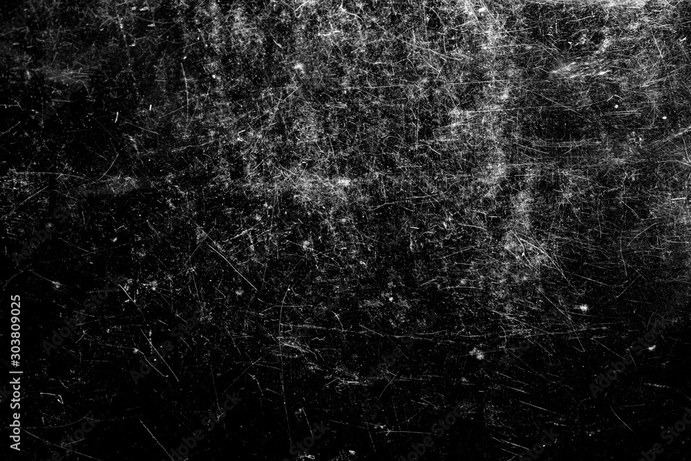 Poster scratches isolated on a black background. template for design
