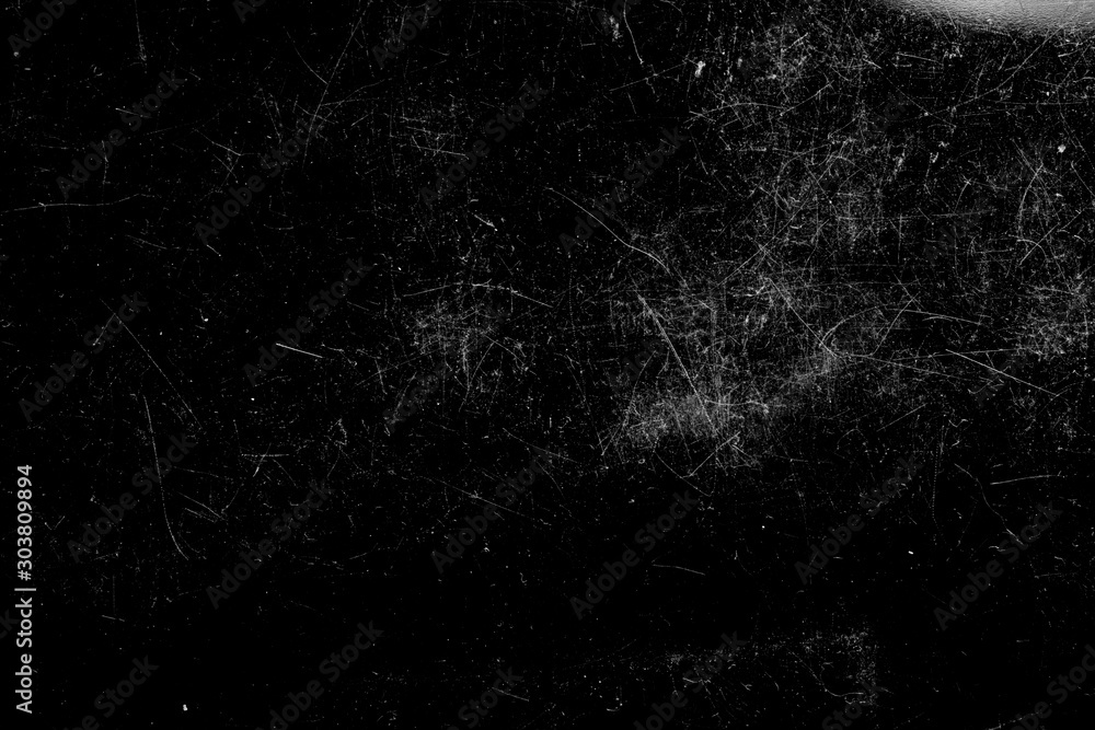 Poster scratches isolated on a black background. template for design