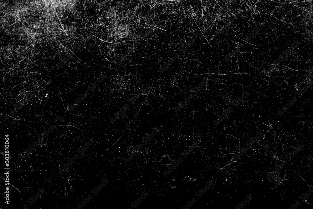 Poster scratches isolated on a black background. template for design