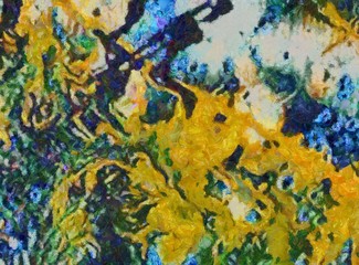 Designed grunge texture for creative ideas. Macro brushstrokes of oil. Abstract close up structure background. Colorful HD wallpaper. Simple graphic design template.