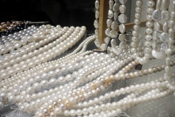 Natural sea pearls assortment