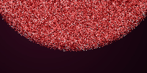 Red gold glitter luxury sparkling confetti. Scatte