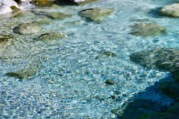 Wildbach Raccolana in Italien