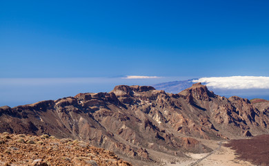 Fototapeta na wymiar Tenerife, view over Canadas del Teide