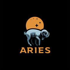 Aries, goat, ram.