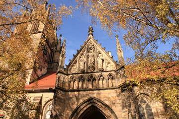 Fototapeta na wymiar Stadtkirche St. Marien in Stadtilm