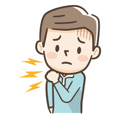 肩こり　男性