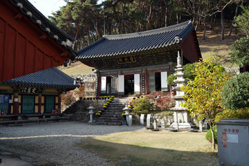 Sungnimsa Buddhist Temple of South Korea