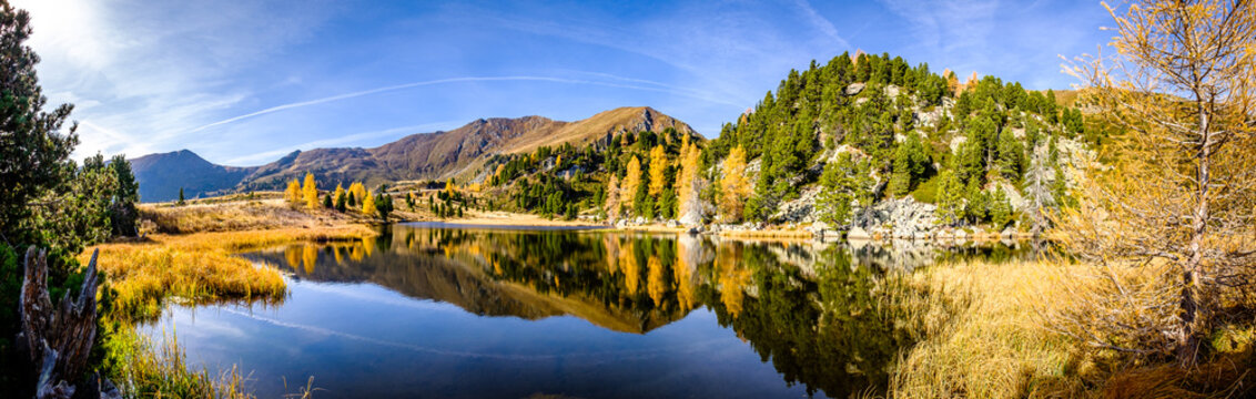 famous windeben lake at the nockmountains in austria © fottoo
