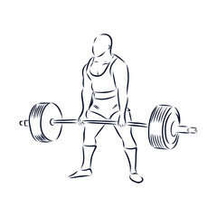 man lifting weights