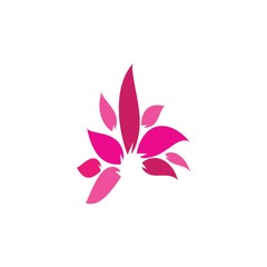 Fototapeta na wymiar flower logo template