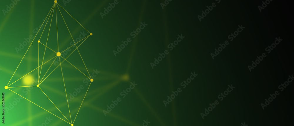 Poster network connection abstract background