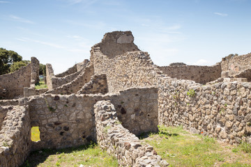 unearthed city of pompeii