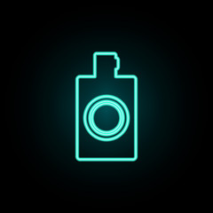 Spray neon icon. Simple thin line, outline vector of web icons for ui and ux, website or mobile application
