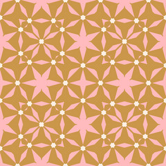 Abstract geometric tile seamless pattern with different shapes. Mosaic card. Ornamental background. Wrapping paper. Vector illustration.      