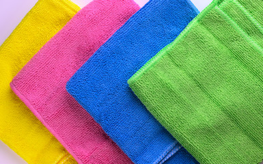 colorful bright microfiber clothes, machine washable and reclyable