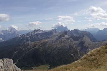 Wonderful mountain view by Rifugio Lagazuoi