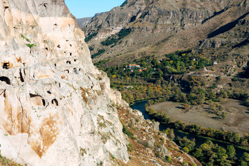Vardzia ancient cave city-monastery, Georgia.