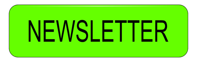 Newsletter Button on white backround - illustration