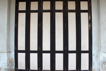 Brown ancient wooden door as a background