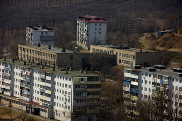 Elementary school in typical russian district