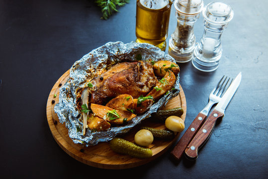 Fake Baked Rabbit With Potatoes