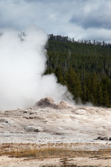 Geyser eruption