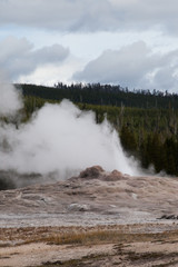 Geyser eruption